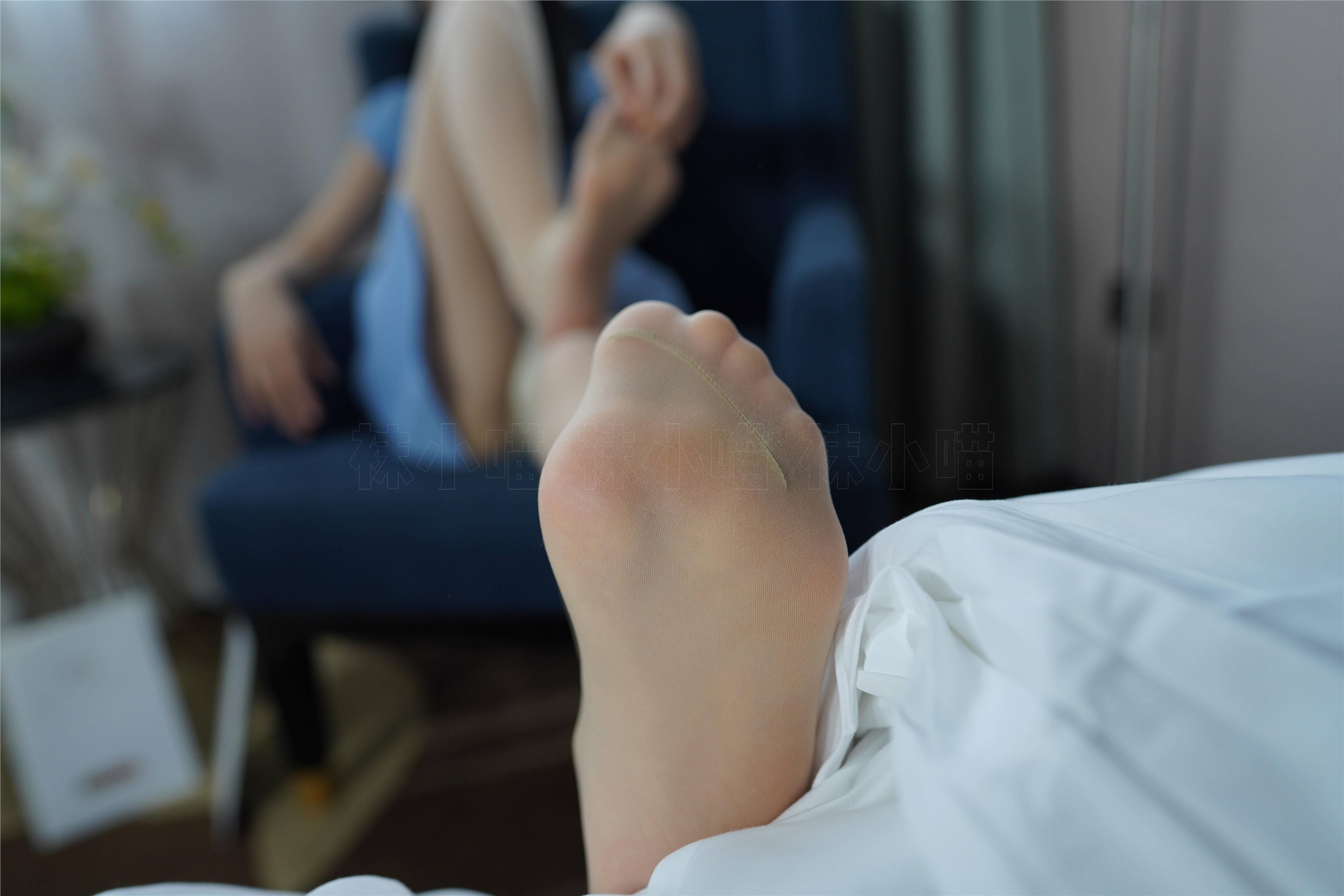 kittyWawa袜小喵  KT252 浅蓝连衣裙